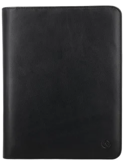 Leder-Organizer "Office" in Schwarz - (B)27 x (H)34 x (T)4 cm