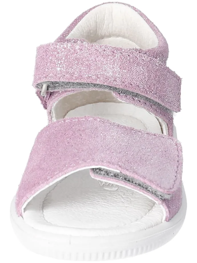 Leder-Sandalen "Benita" in Rosa