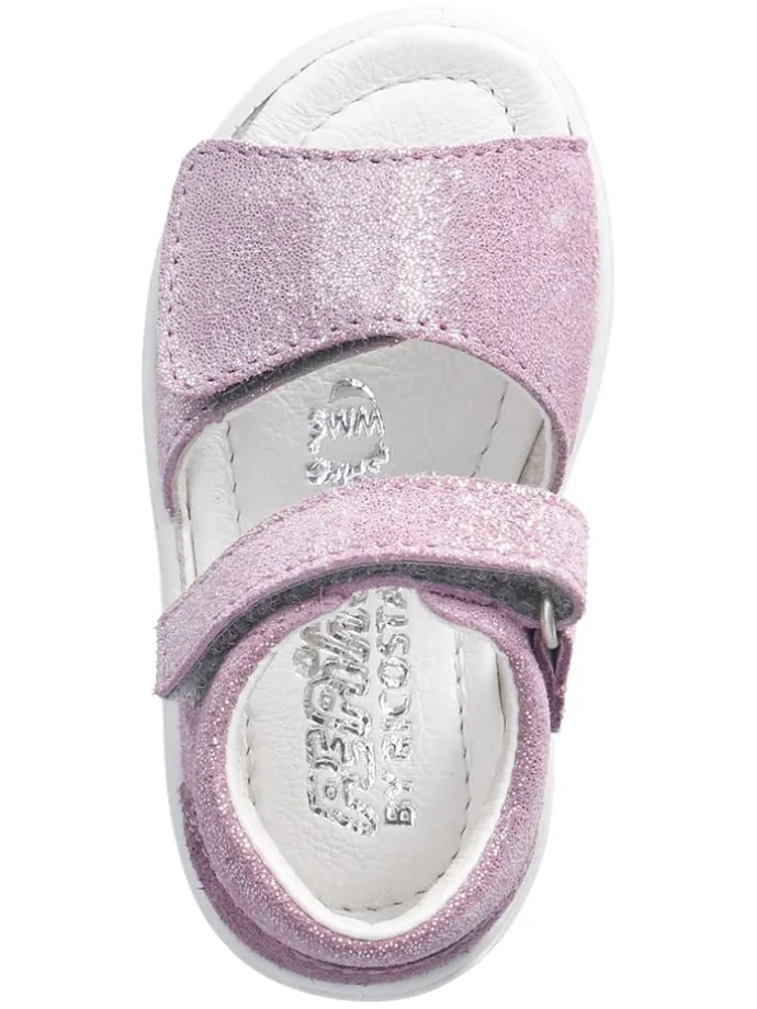 Leder-Sandalen "Benita" in Rosa