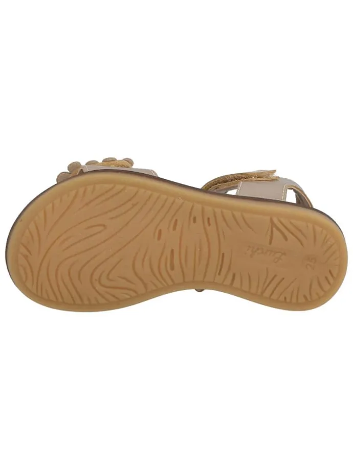 Leder-Sandalen "Cosy 1" in Gold