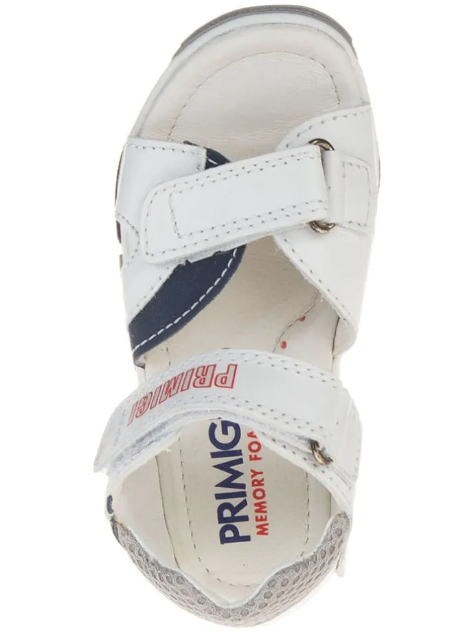 Leder-Sandalen "Play super sand" in Weiß