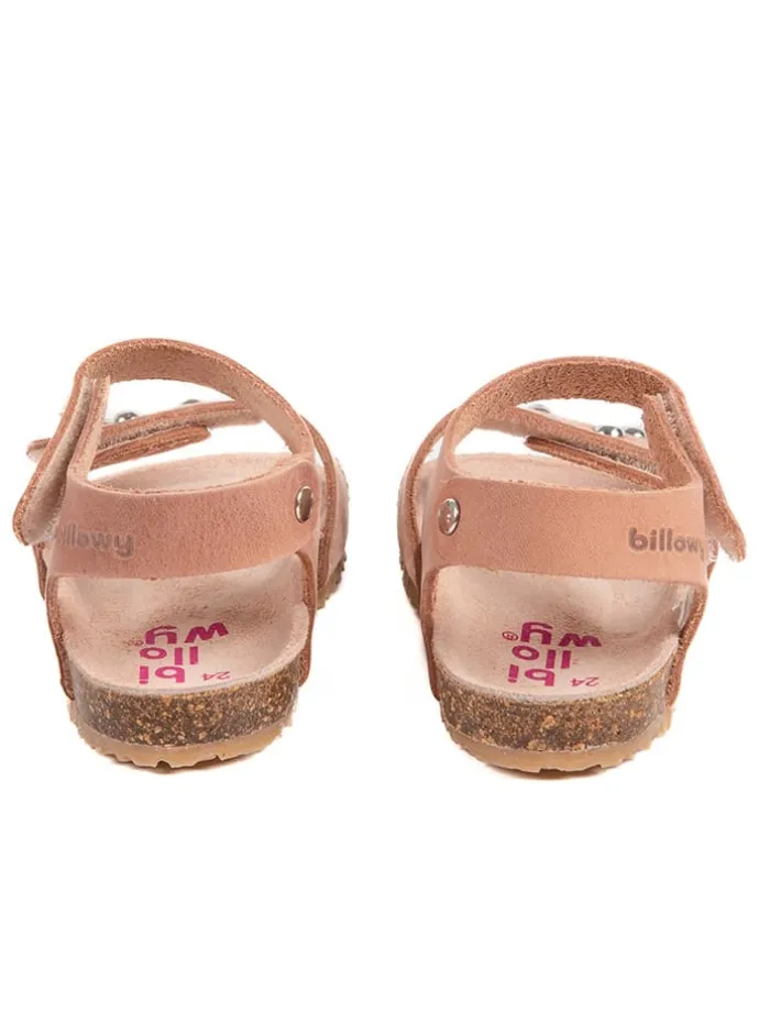 Leder-Sandalen "Rosso" in Rosa