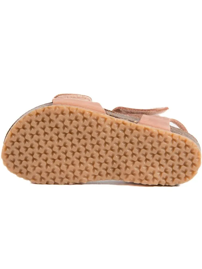 Leder-Sandalen "Rosso" in Rosa
