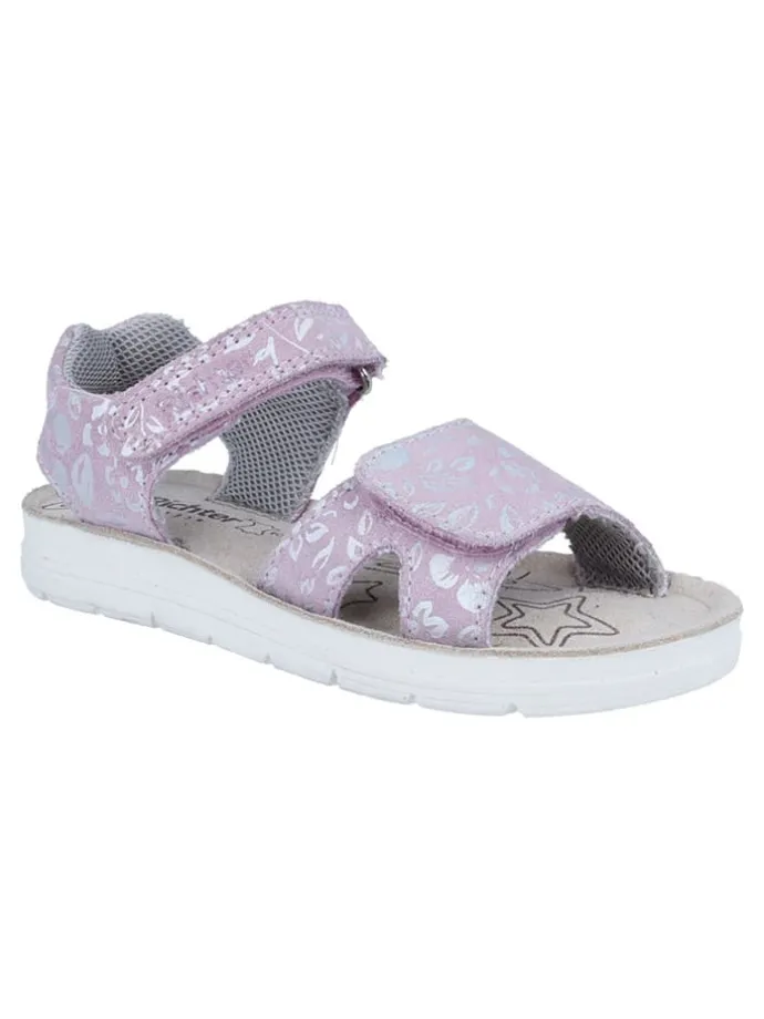 Leder-Sandalen "Sofia" in Lila