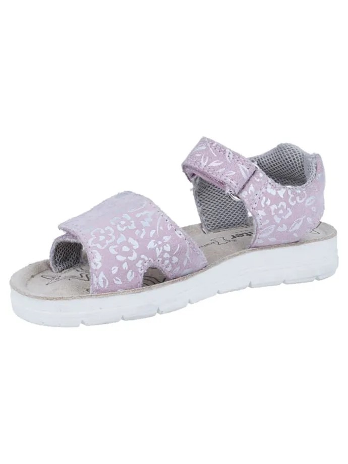 Leder-Sandalen "Sofia" in Lila