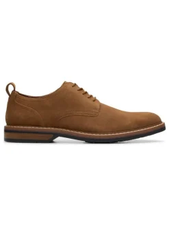 Leder-Schnürschuhe "Aldwin" in Hellbraun
