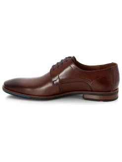 Leder-Schnürschuhe "Don" in Braun