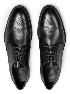 Leder-Schnürschuhe