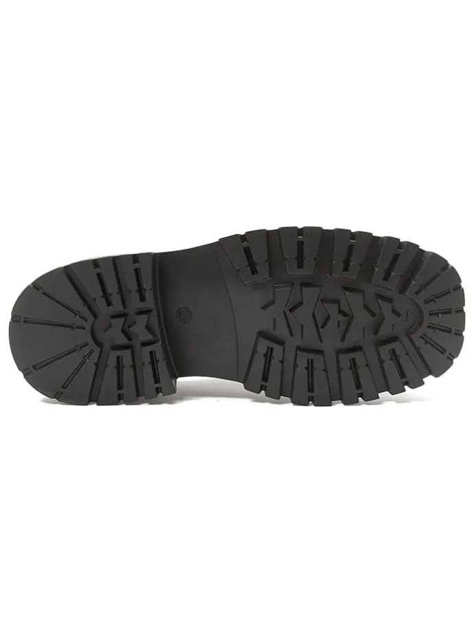 Leder-Schnürschuhe in Bordeaux