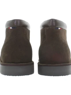 Leder-Schnürschuhe in Braun