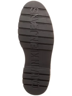 Leder-Schnürschuhe in Schwarz