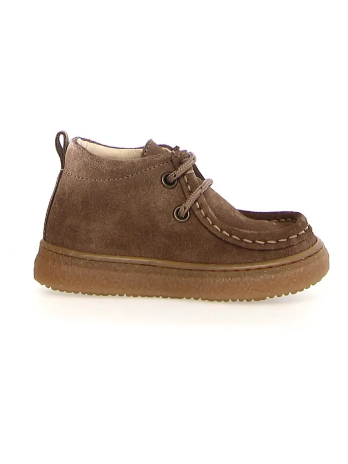Leder-Schnürschuhe "Kasden" in Dunkelbraun