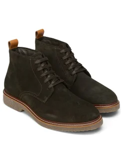 Leder-Schnürschuhe "Linus" in Braun