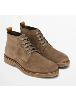 Leder-Schnürschuhe 