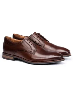 Leder-Schnürschuhe "Mare" in Braun
