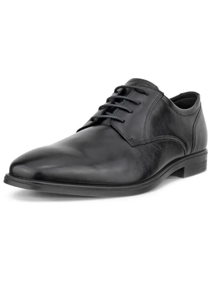Leder-Schnürschuhe "Queenstown Derby" in Schwarz