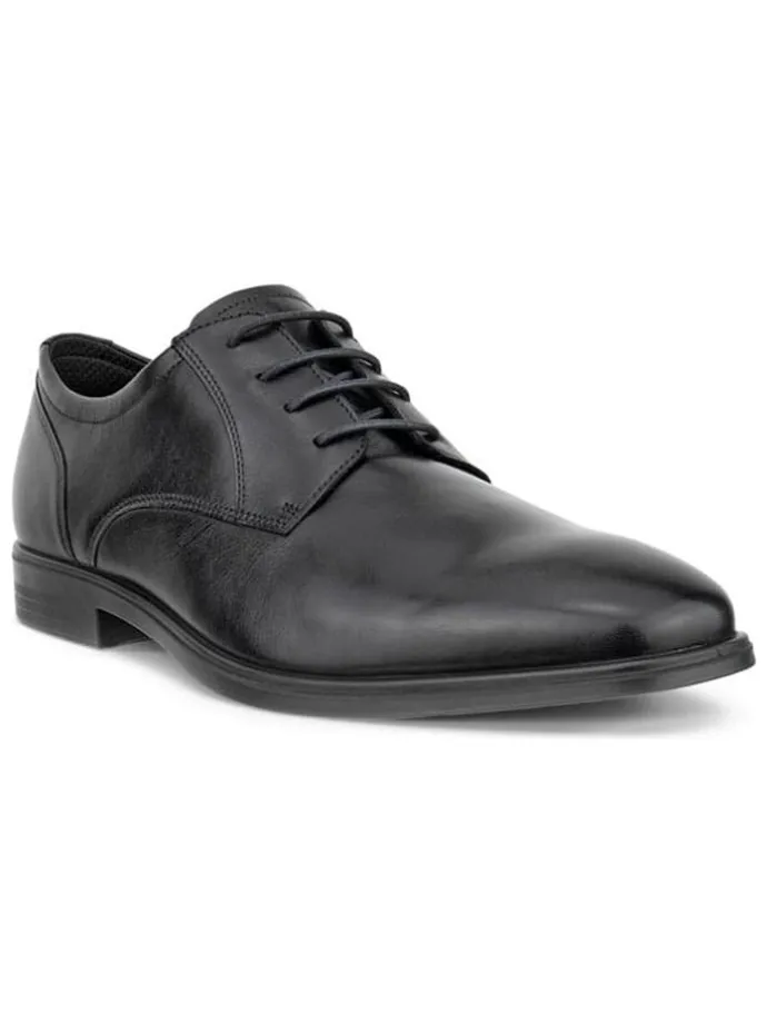 Leder-Schnürschuhe "Queenstown Derby" in Schwarz