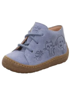 Leder-Schnürschuhe "Saturnus" in Blau
