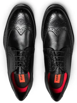Leder-Schnürschuhe
