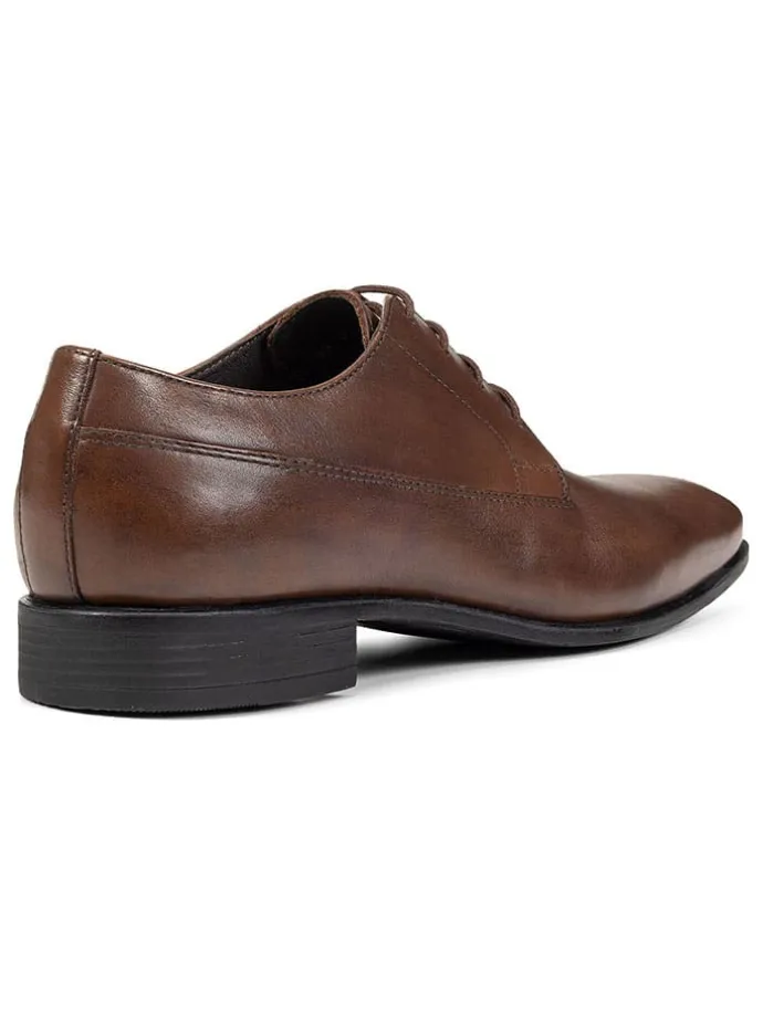 Leder-Schnürschuhe "Uomo High Life" in Braun