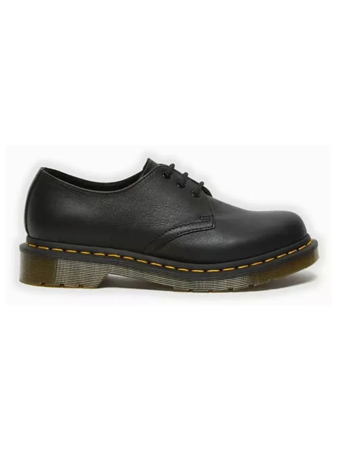 Leder-Schnürschuhe "Virginia" in Schwarz