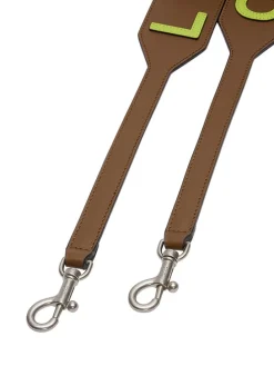 Leder-Schultergurt  in Hellbraun - (L)96 cm
