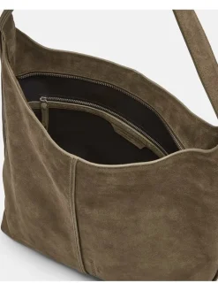Leder-Schultertasche 