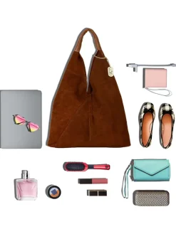 Leder-Shopper