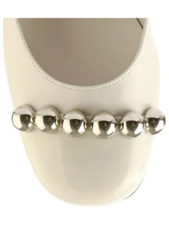 Leder-Slingpumps
