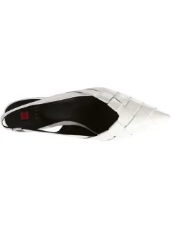 Leder-Slingpumps 