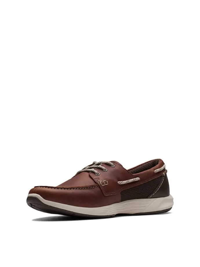 Leder-Slipper "ATL Sail Go" in Braun
