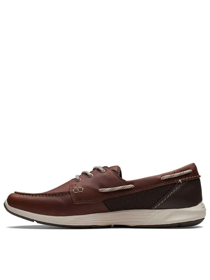 Leder-Slipper "ATL Sail Go" in Braun