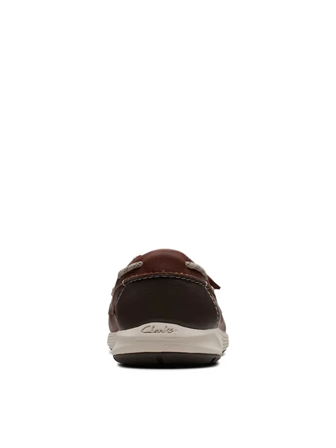 Leder-Slipper "ATL Sail Go" in Braun