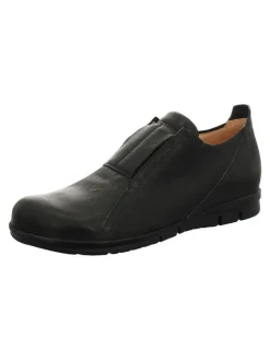 Leder-Slipper "KIng" in Schwarz