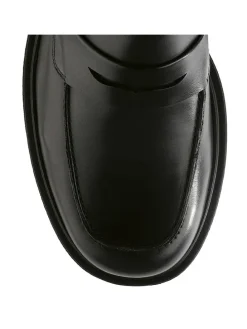 Leder-Slipper 