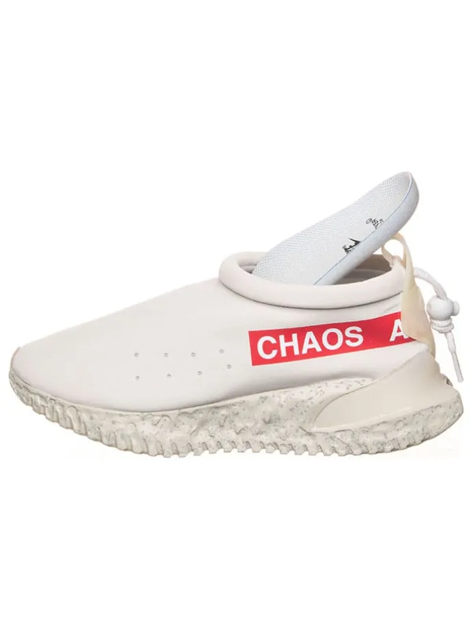 Leder-Slipper "X Undercover Moc Flow" in Creme