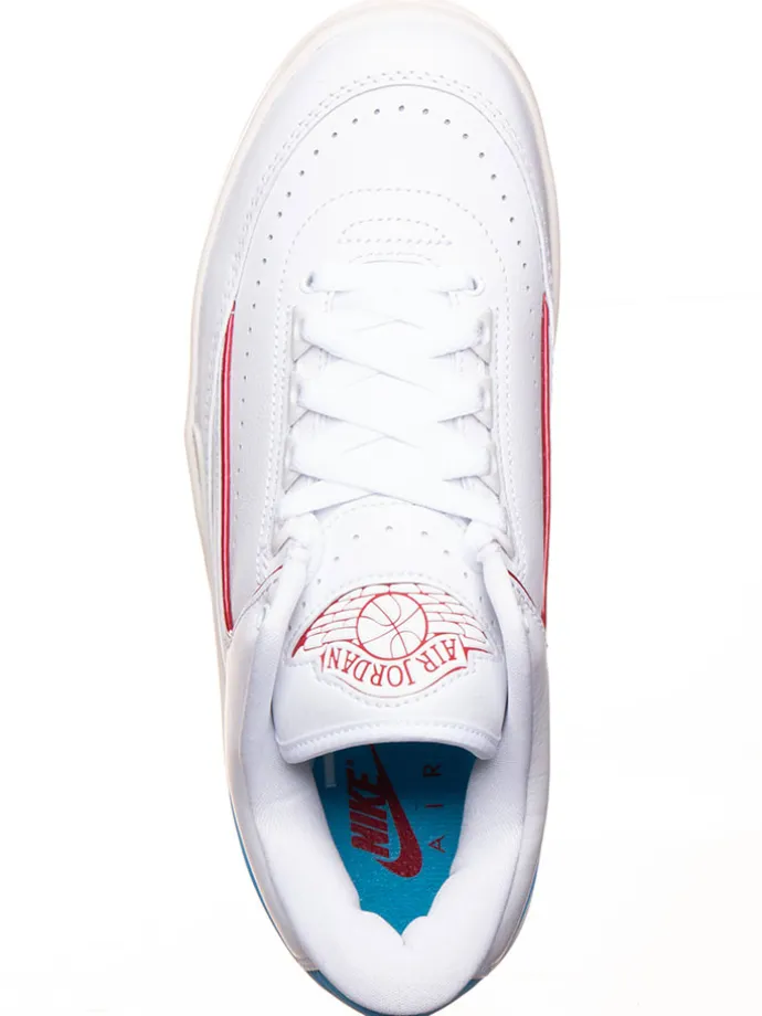 Leder-Sneaker ''2 Retro Low'' in Weiß