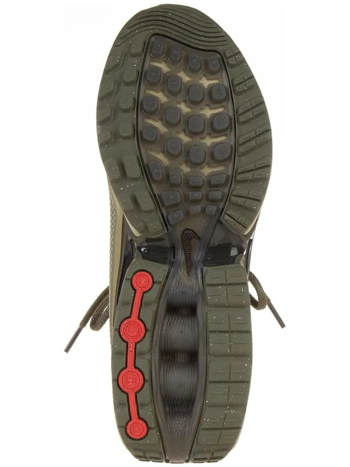 Leder-Sneakers "Air Max Dn" in Oliv