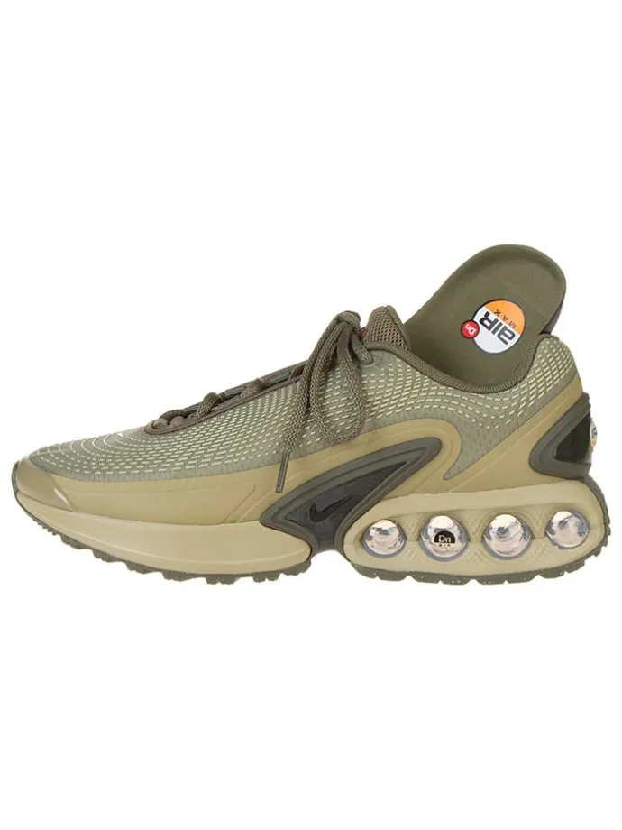 Leder-Sneakers "Air Max Dn" in Oliv