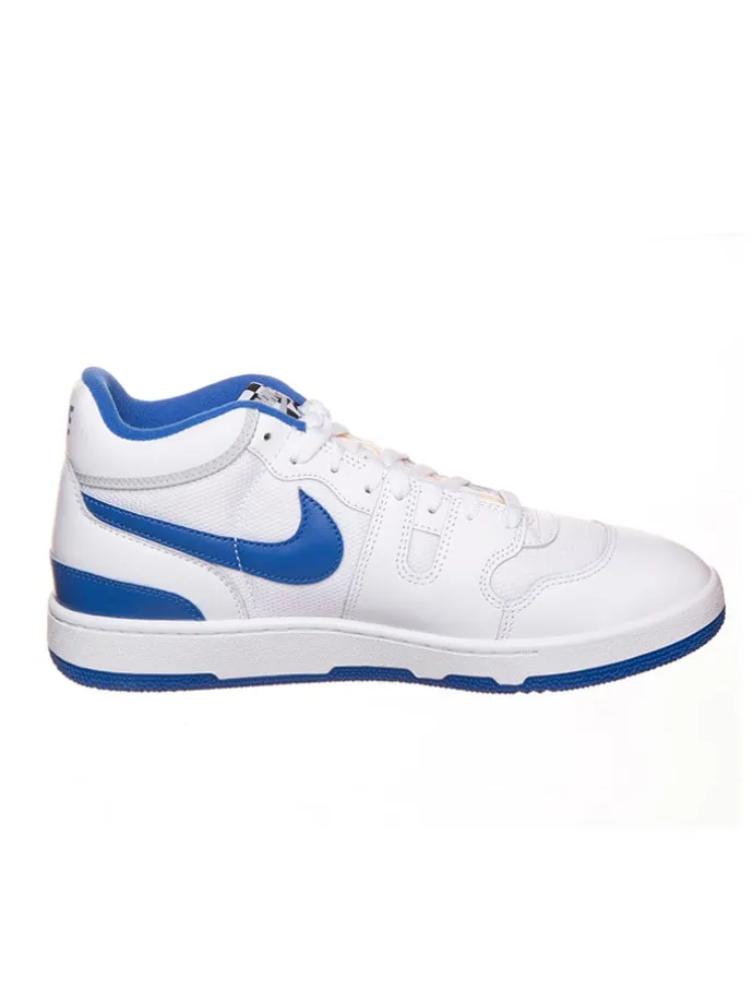 Leder-Sneakers "Attack" in Weiß/ Blau