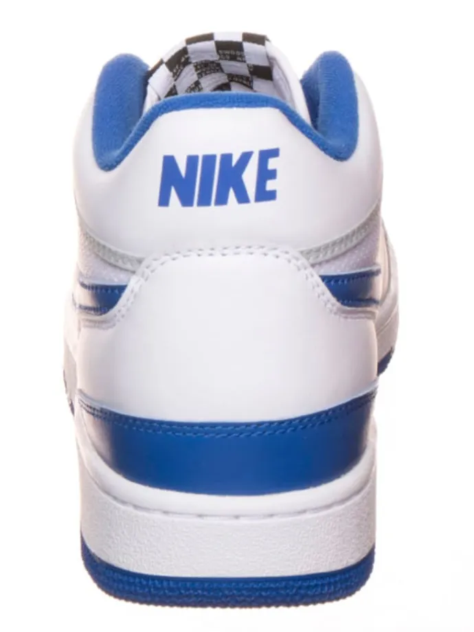 Leder-Sneakers "Attack" in Weiß/ Blau