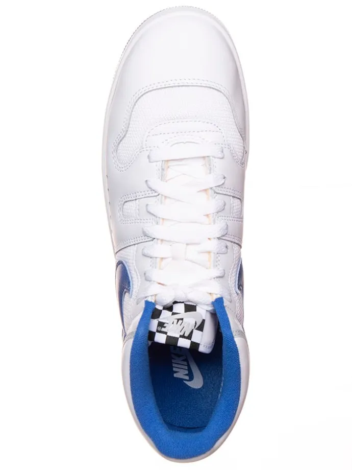 Leder-Sneakers "Attack" in Weiß/ Blau