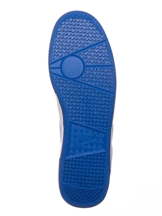 Leder-Sneakers "Attack" in Weiß/ Blau