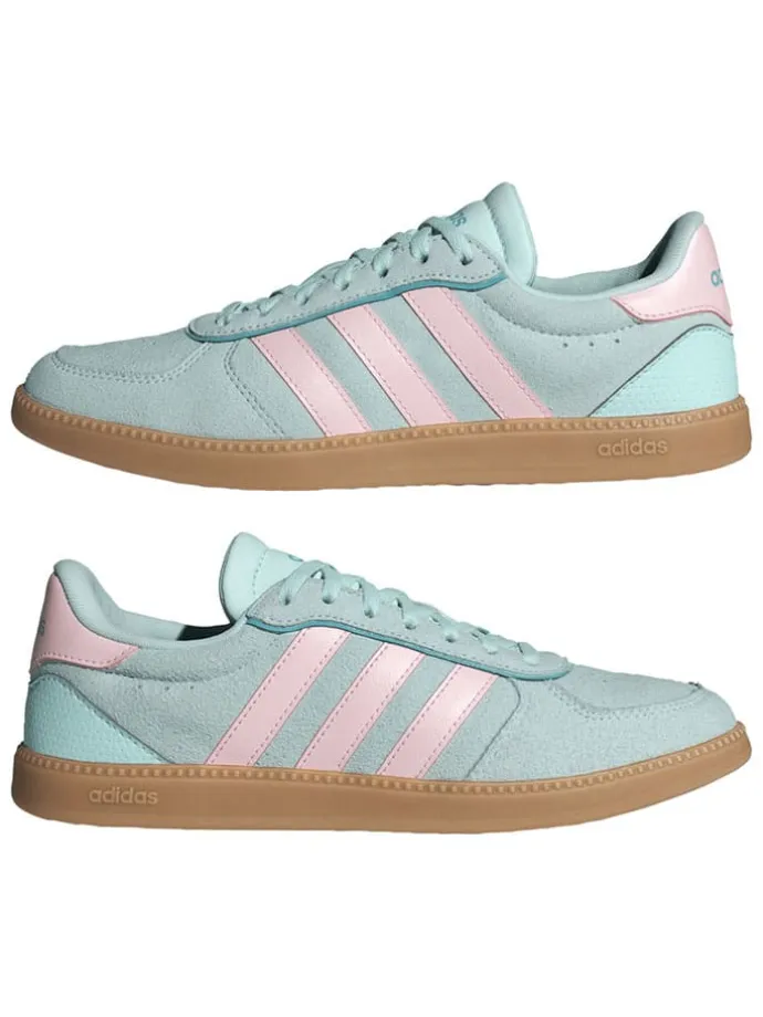 Leder-Sneakers "Breaknet" in Türkis/ Rosa