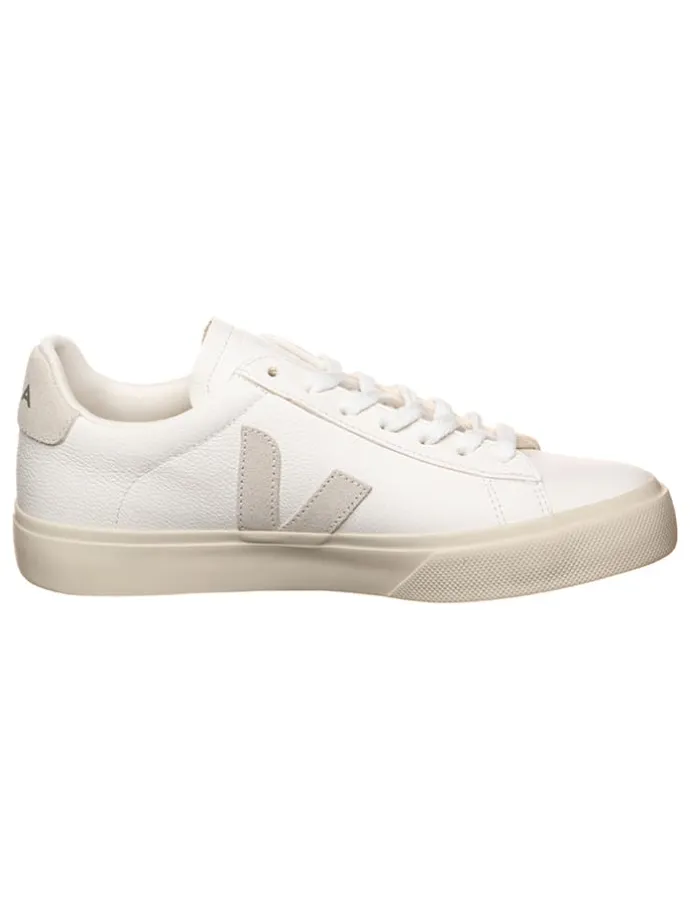 Leder-Sneakers "Campo" in Weiß/ Creme