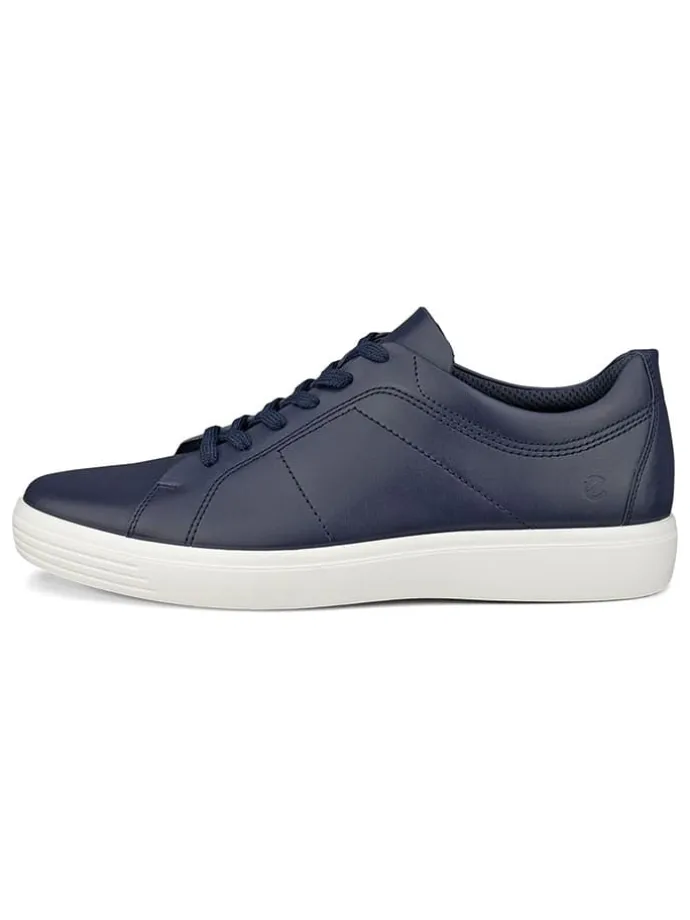 Leder-Sneakers "Classic" in Dunkelblau