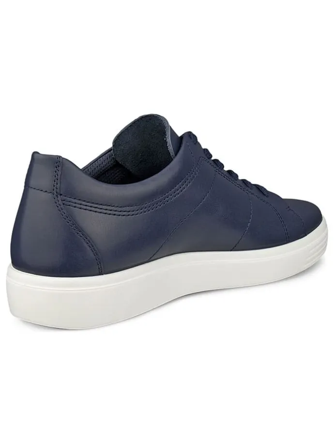 Leder-Sneakers "Classic" in Dunkelblau