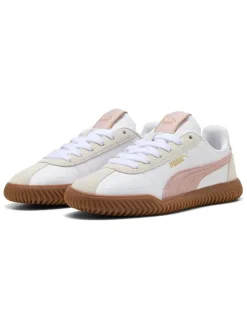 Leder-Sneakers "Club Kayzer" in Weiß/ Beige