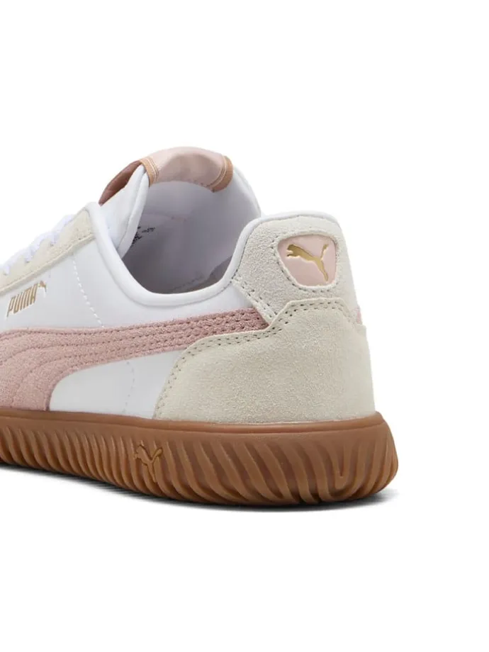 Leder-Sneakers "Club Kayzer" in Weiß/ Beige