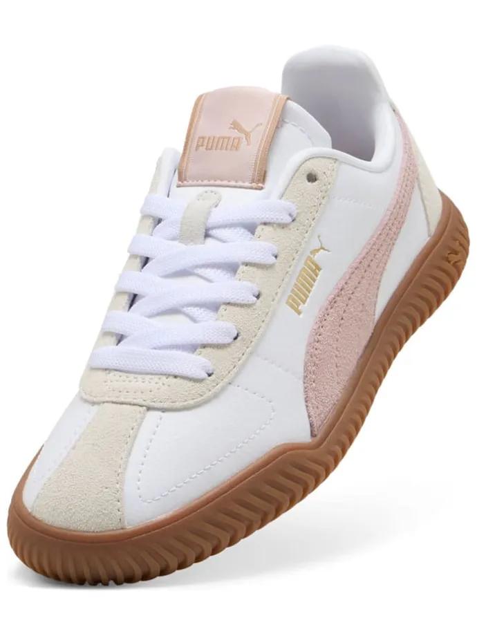 Leder-Sneakers "Club Kayzer" in Weiß/ Beige